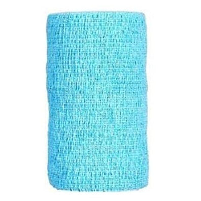 Bandage CoFlex Compression Elastic 1"x5yd Ltx NS Cohesive Light Blue 30/Case - Surgical Supplies NY